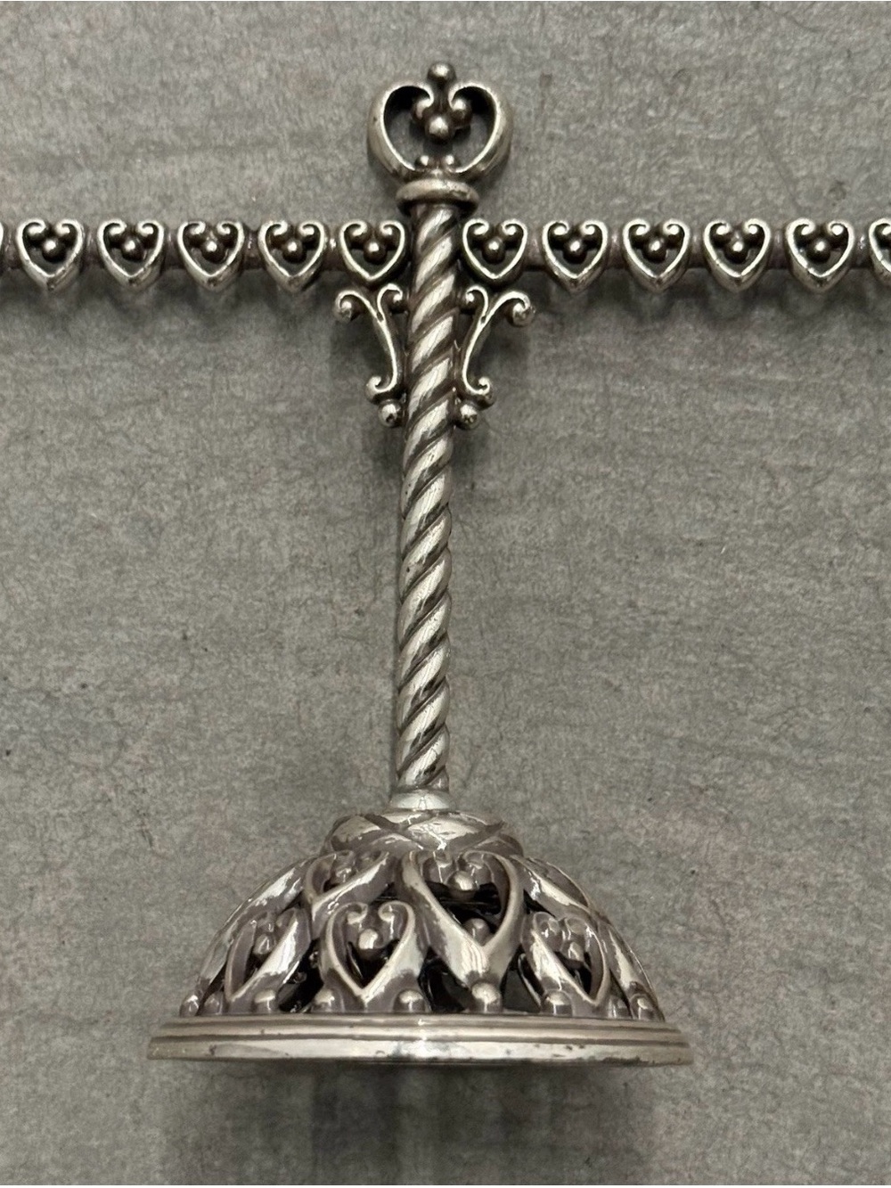 Brighton Heart Cross Jewelry Earring Holder Display Stand **RETIRED**